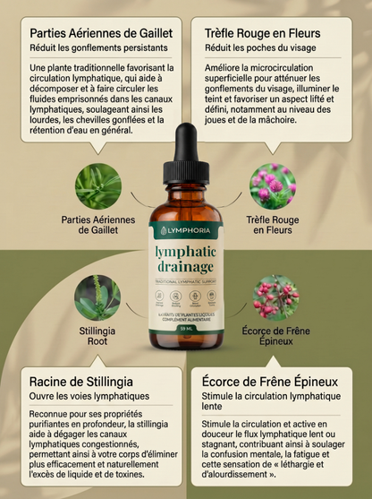 Lyphaderm Gouttes drainage lymphatique