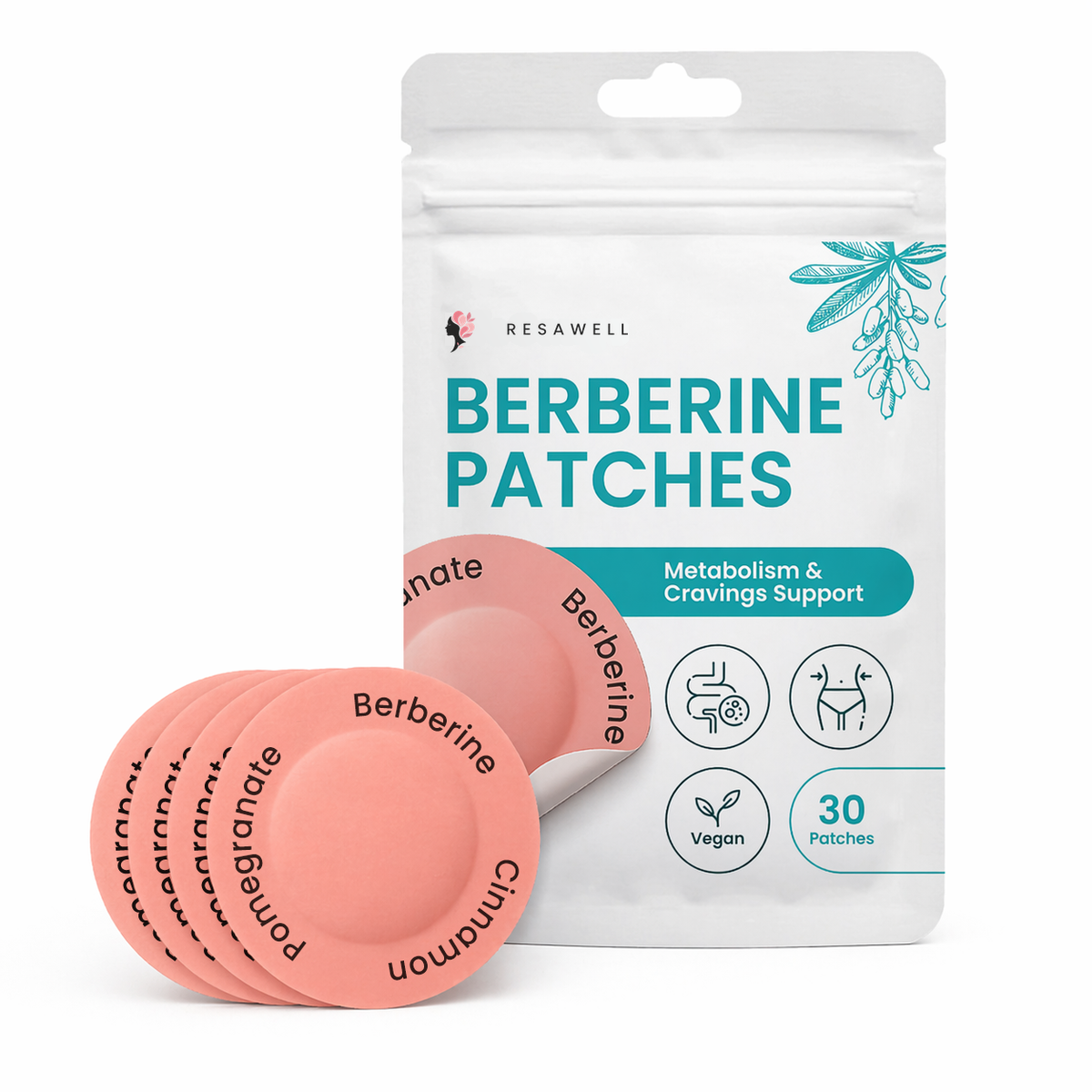 Berberine Patches | Metabolic Balance & Appetite Support