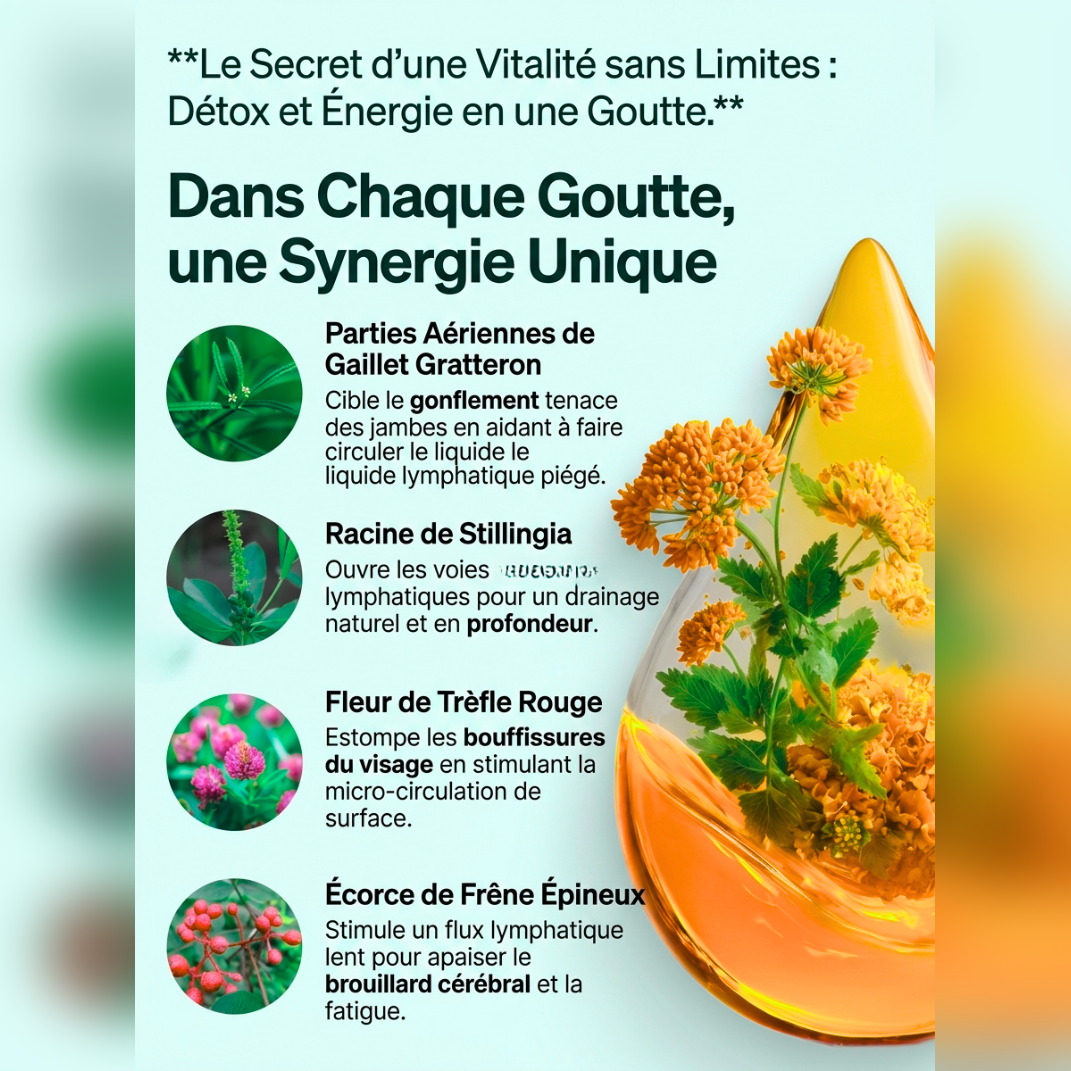 Lyphaderm Gouttes drainage lymphatique
