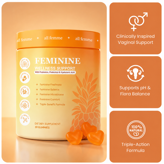AllFemme Flora+ Vaginal Health Gummies