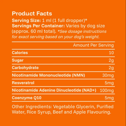 Longevity Drops — NAD+ & NMN Healthy Aging & Cellular Vitality for Dogs | gallery 4