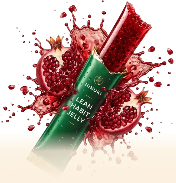 Hinuki Pomegranate Jelly Sticks — hero
